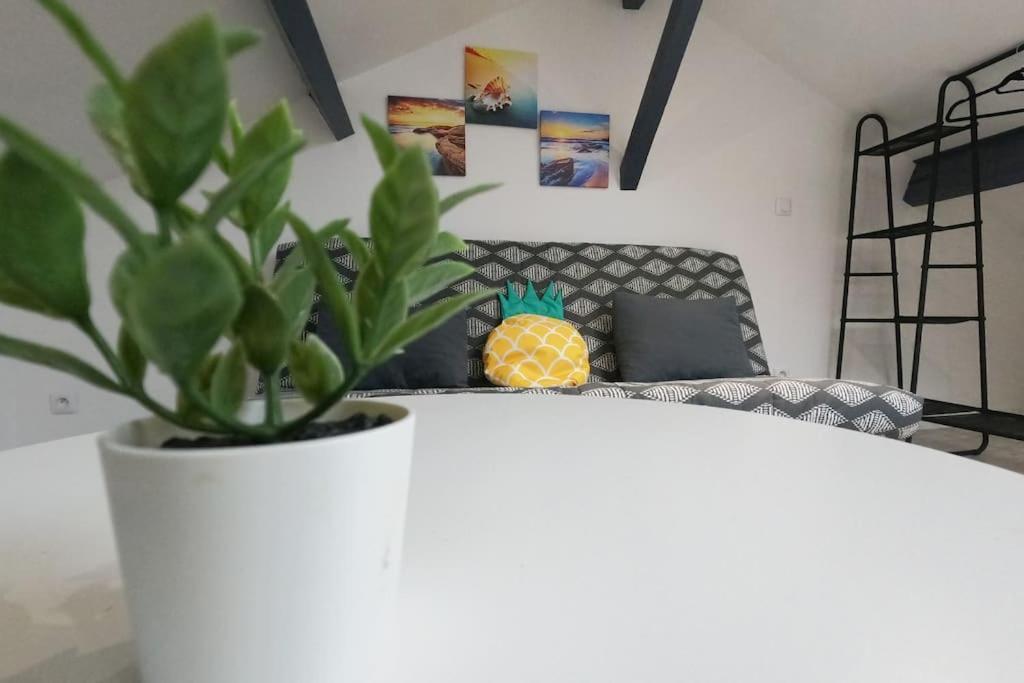 Atypique T1 Duplex - Wifi .Parking .Proche .Gare Saint-Quentin (Aisne) Exterior foto